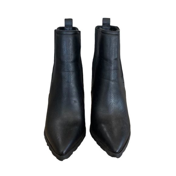 Black Heeled Ankle Boots - Picture 2 of 6